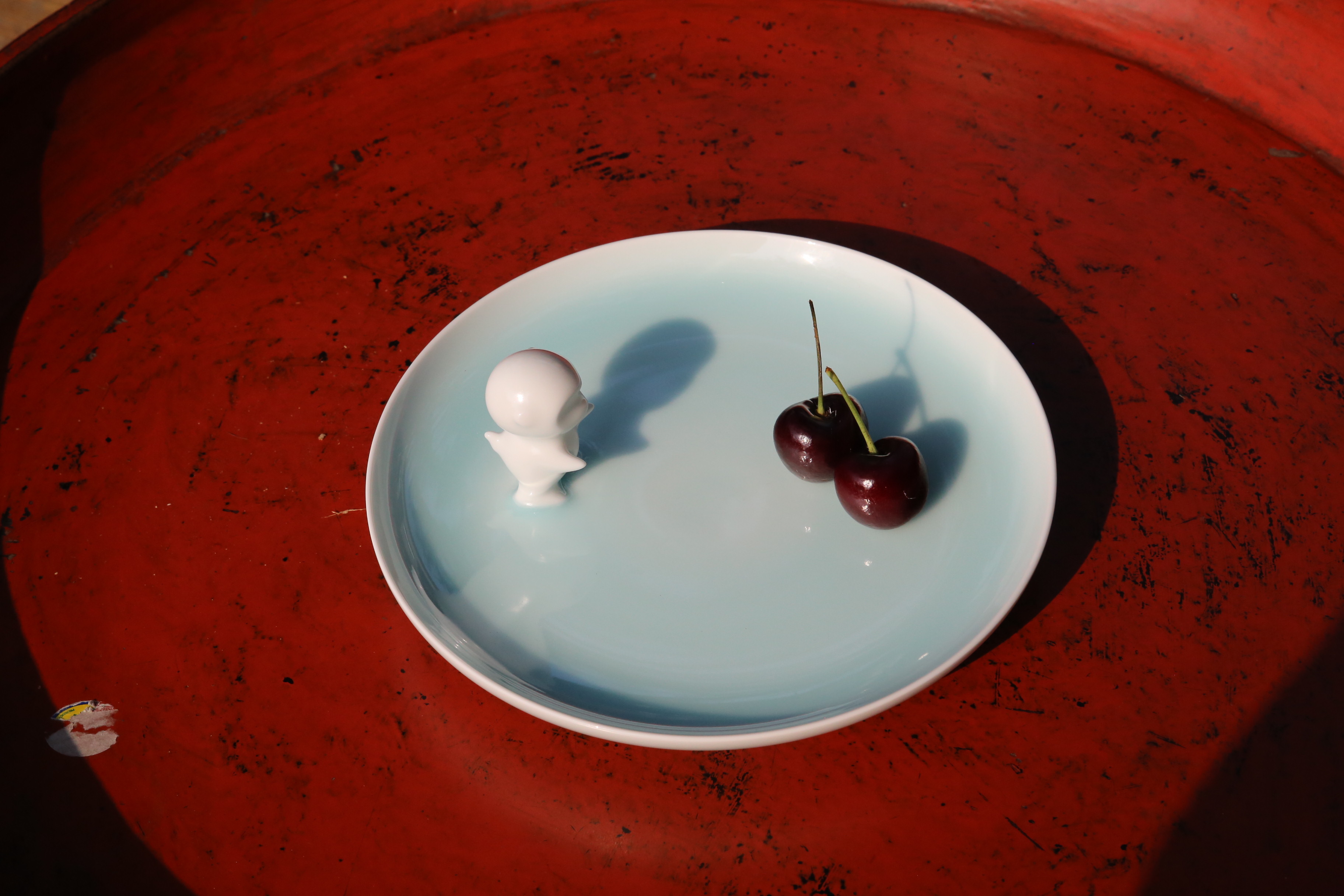 Food apparatus，ceramics，manual，Oil sludge，the Chinese zodiac，monkey，