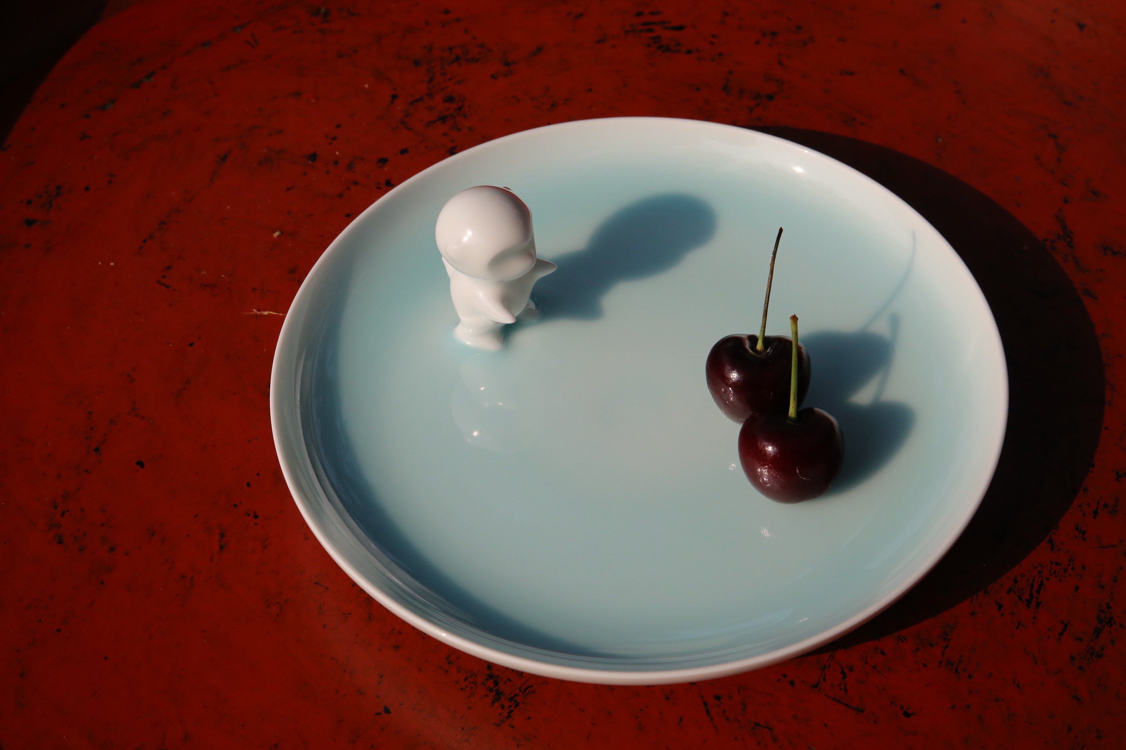 Food apparatus，ceramics，manual，Oil sludge，the Chinese zodiac，monkey，