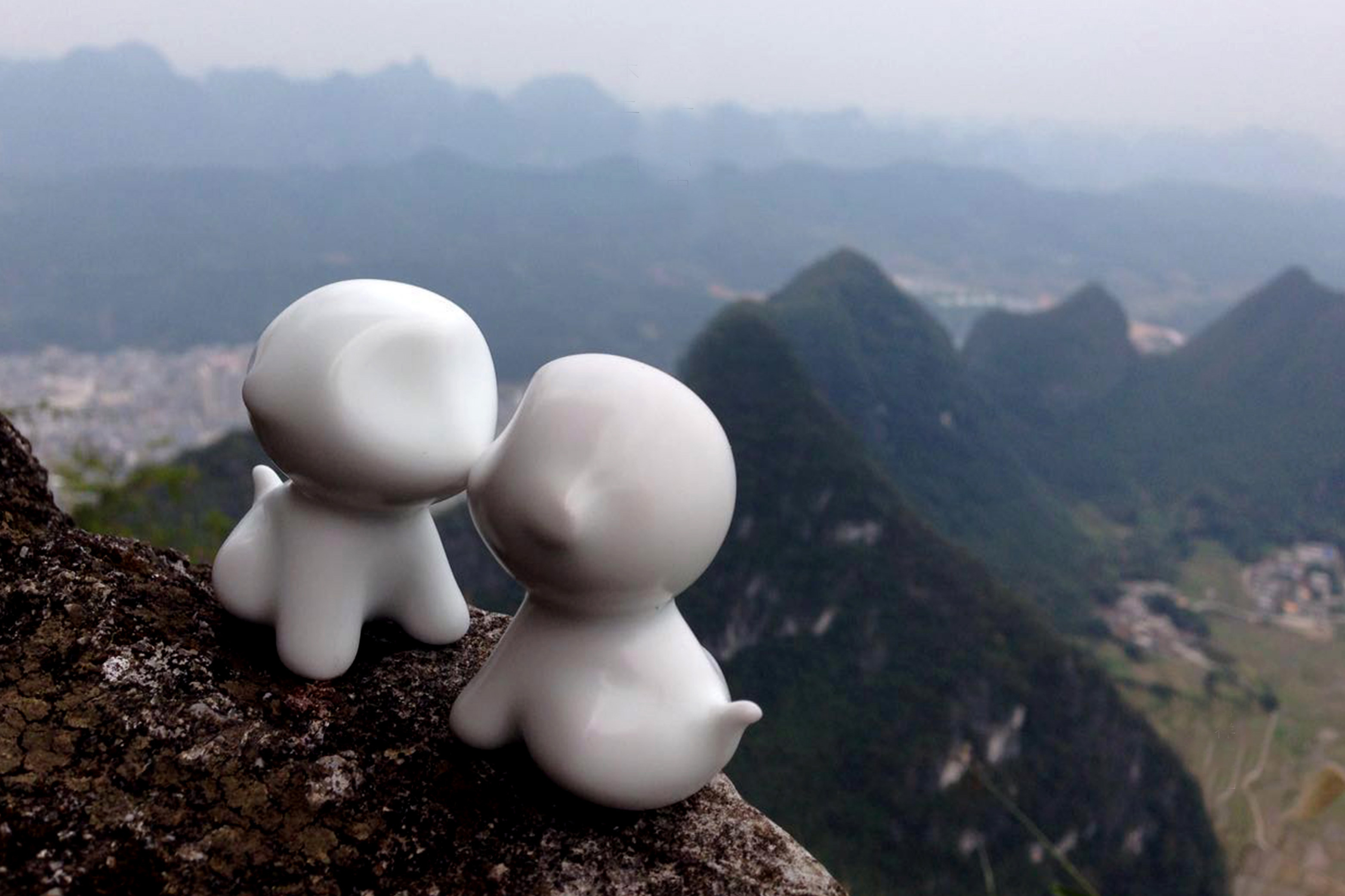 ceramics，monkey，the Chinese zodiac，Ornaments，handicraft，Oil sludge，