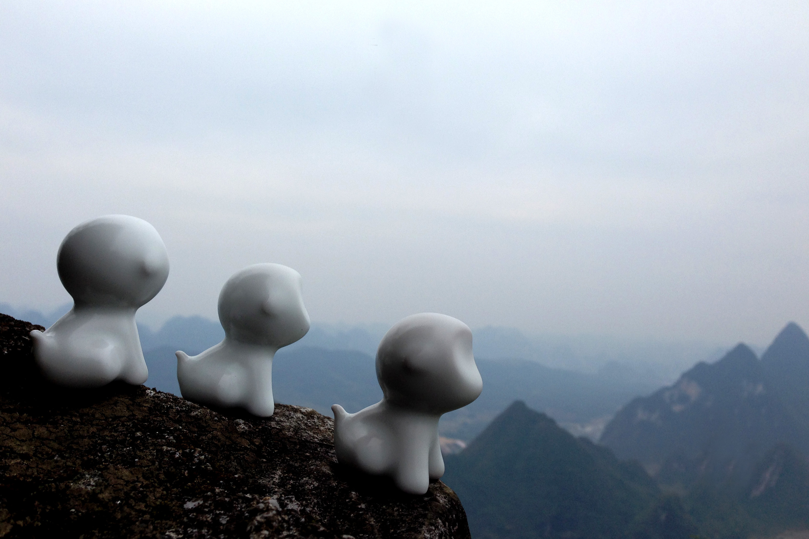 ceramics，monkey，the Chinese zodiac，Ornaments，handicraft，Oil sludge，