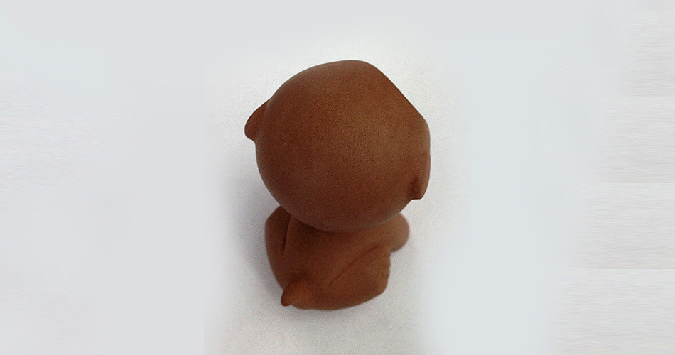 ceramics，monkey，the Chinese zodiac，Ornaments，handicraft，Oil sludge，