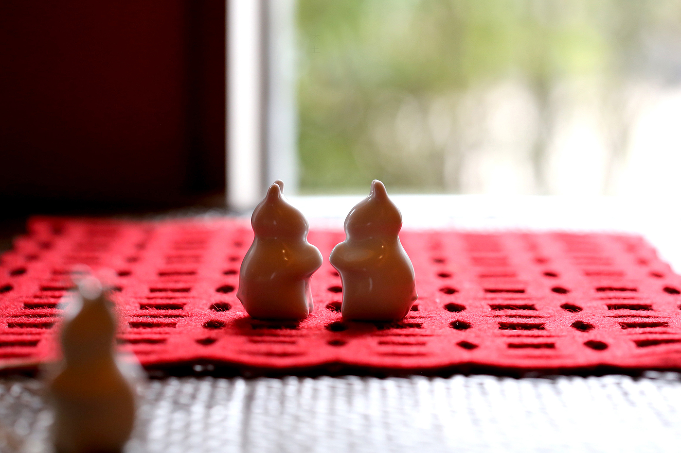Porcelain，ceramics，rabbit，Oil sludge，Ornaments，Arts and Crafts，