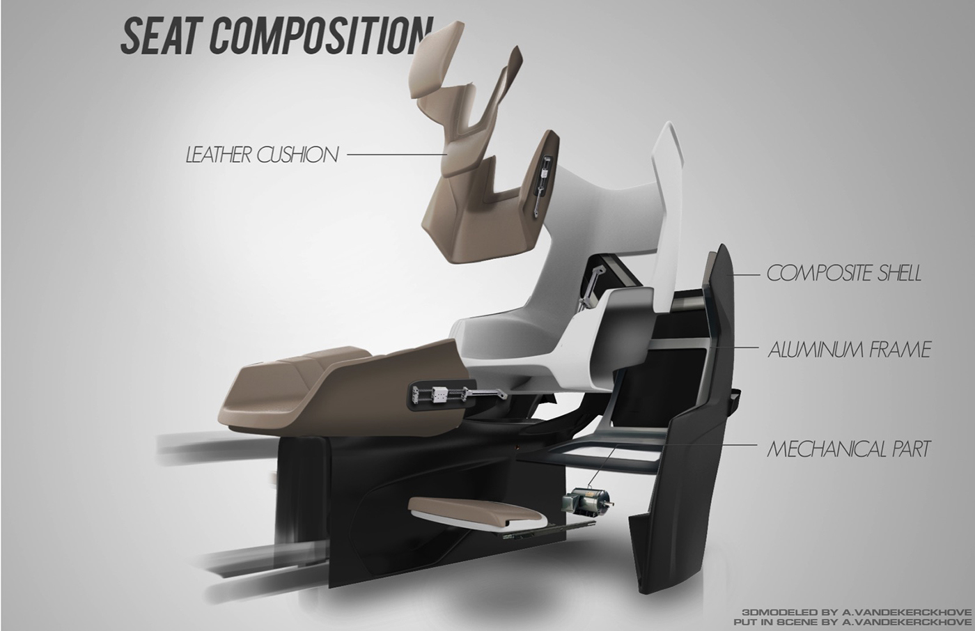 Comfortable and safe，hommization，Sharp shape，High grade atmosphere，Business specific，