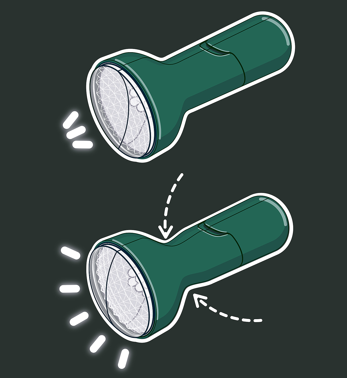 High，Flashlight，lighting，Lighting tools，Household tools，