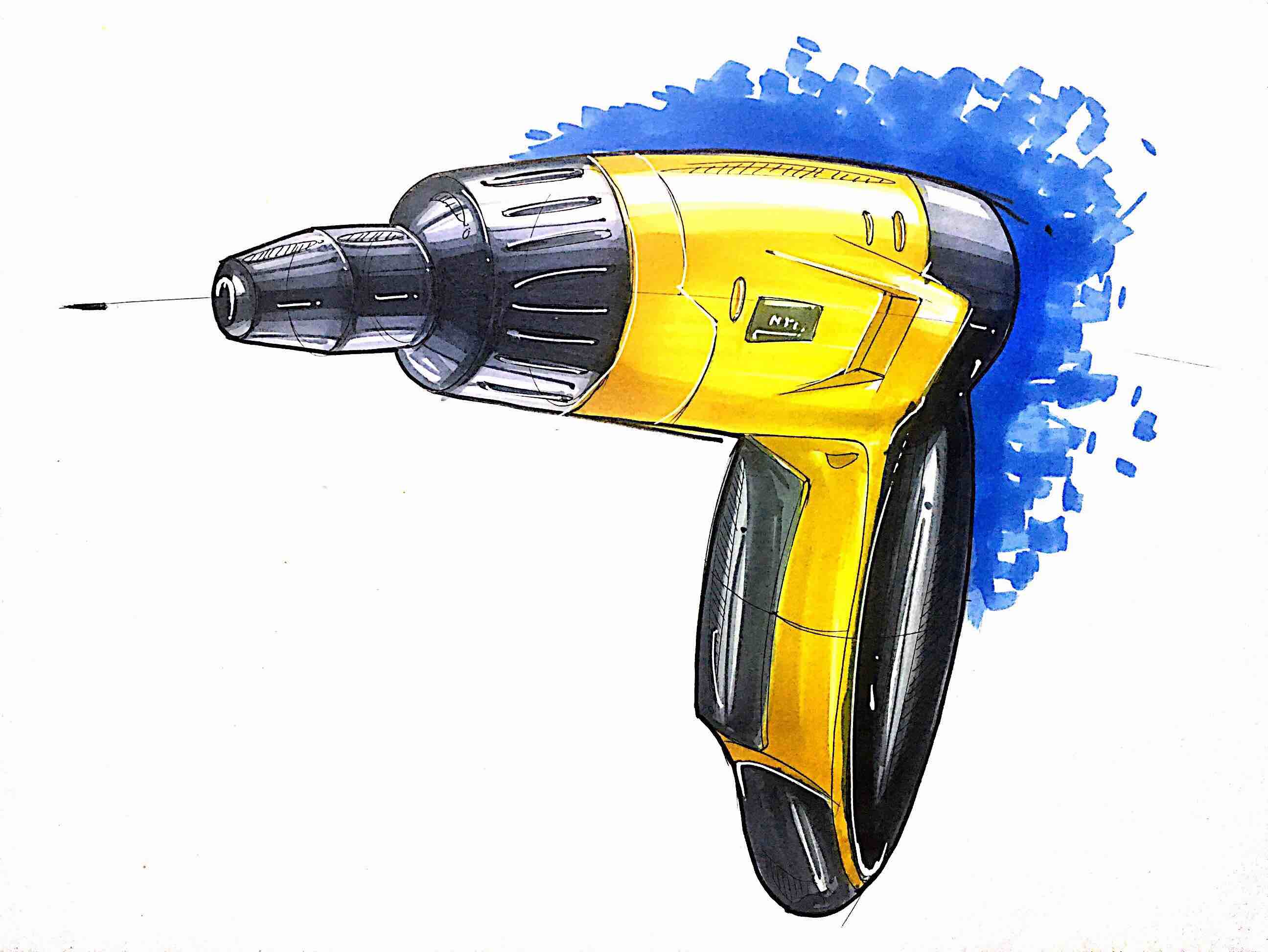 Hand drawn products，industrial product，