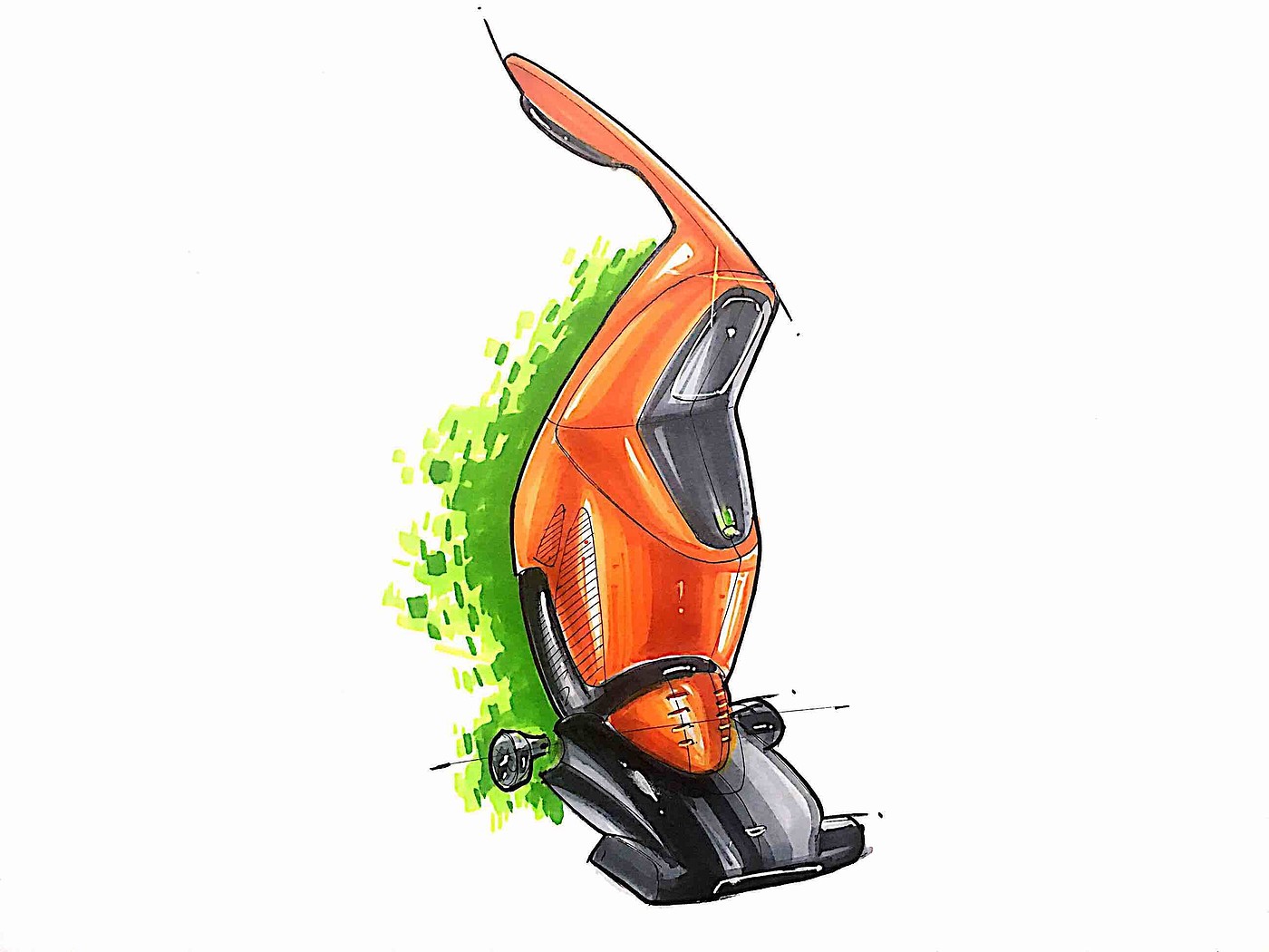 Hand drawn products，industrial product，