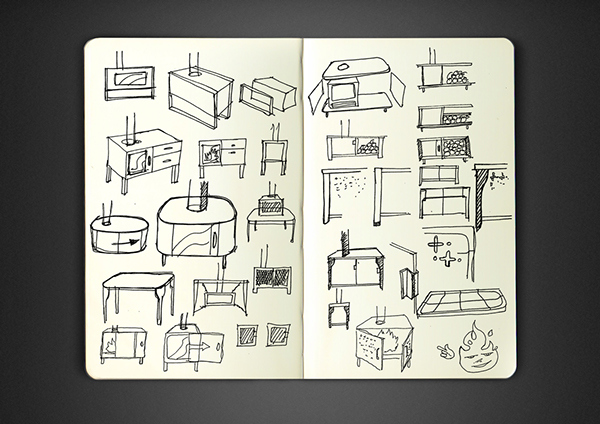 portability，Home storage，sideboard，industrial design，multi-function，