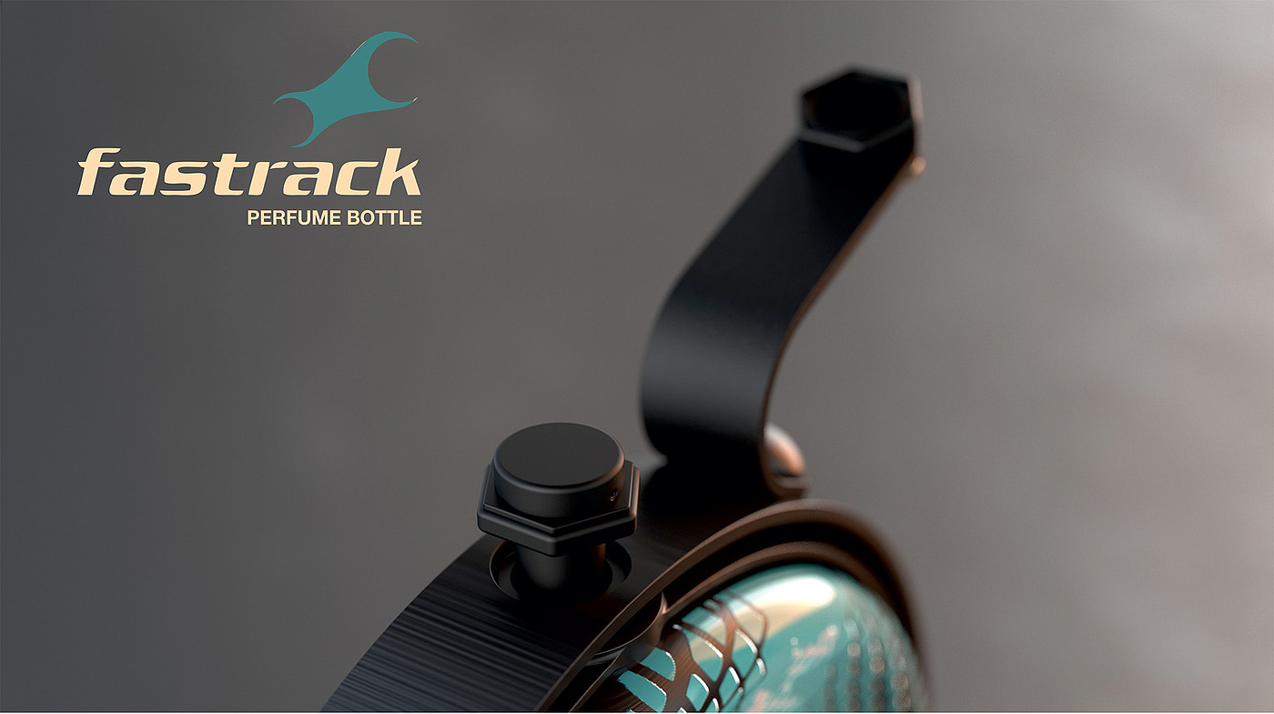 Fastrack，Perfume bottle，product design，packing design，