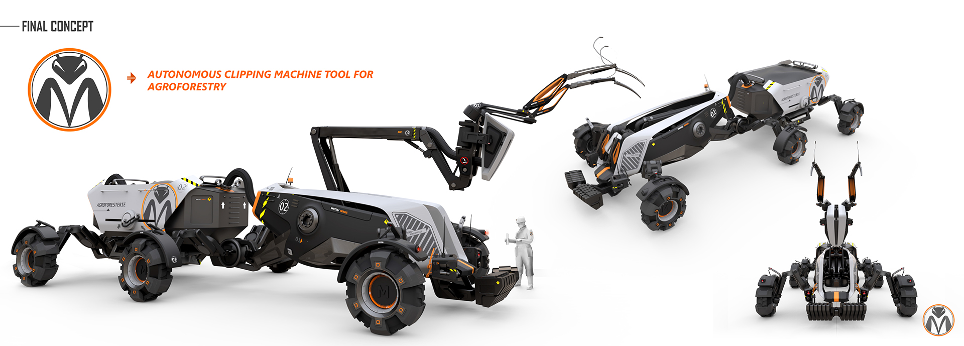 Bionics Design ，product design，Autonomous cutting machine，