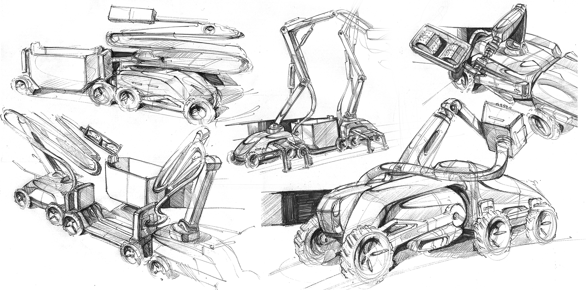 Bionics Design ，product design，Autonomous cutting machine，