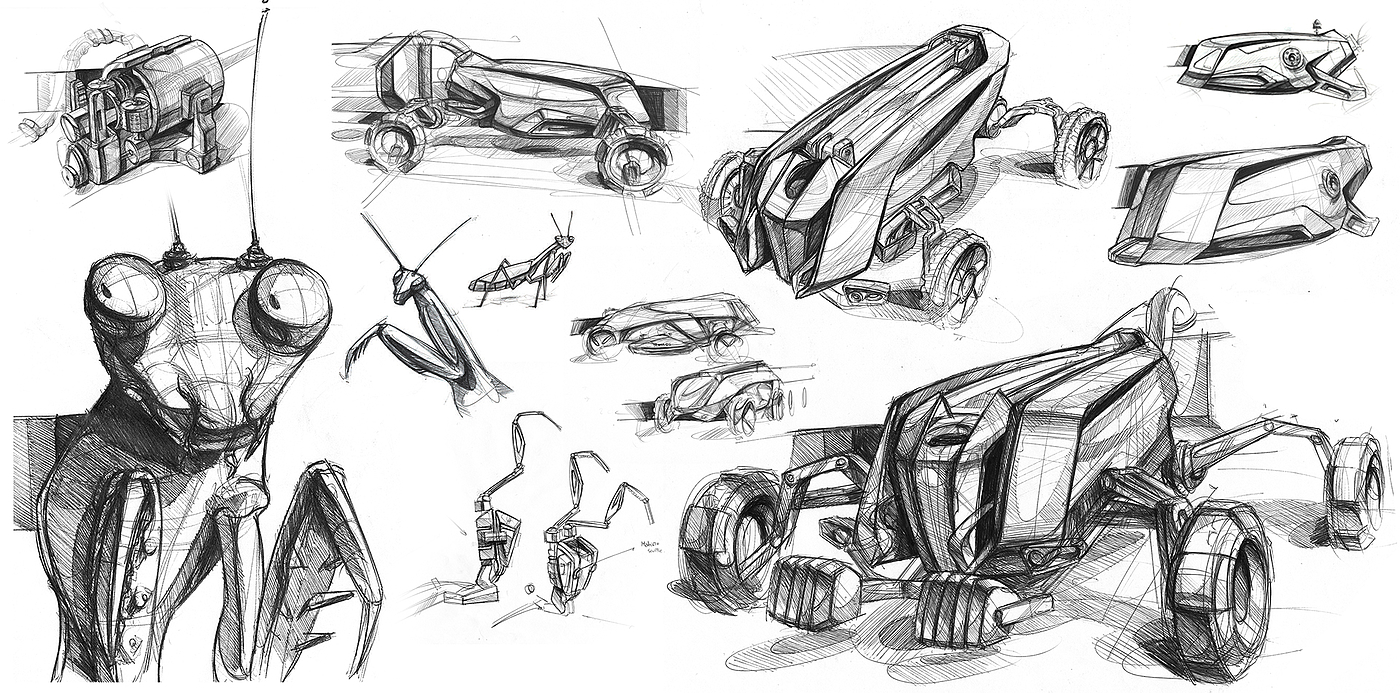 Bionics Design ，product design，Autonomous cutting machine，