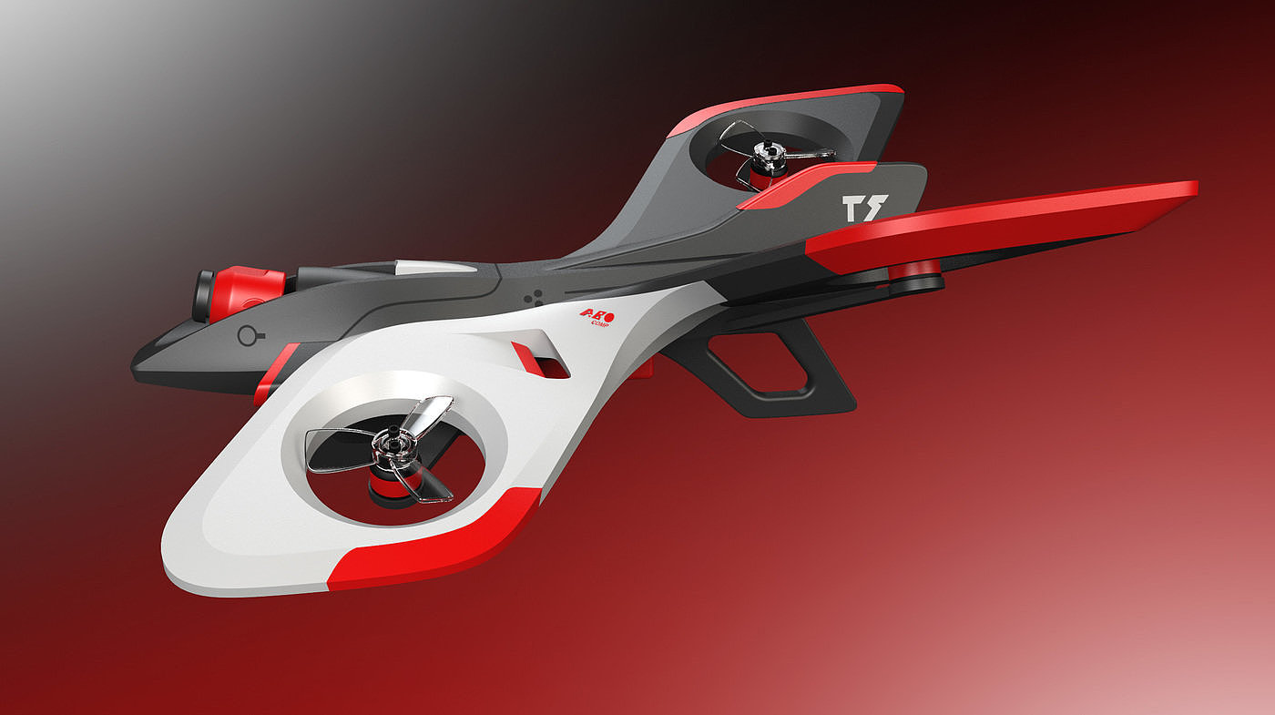 建模，概念，无人机，drone，Sample Project，