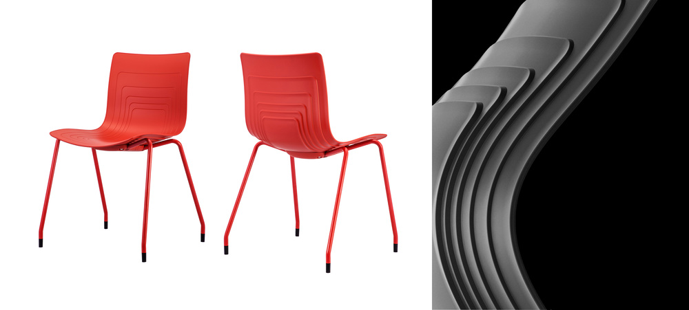 2018 red dot award，5-Waves，chair，