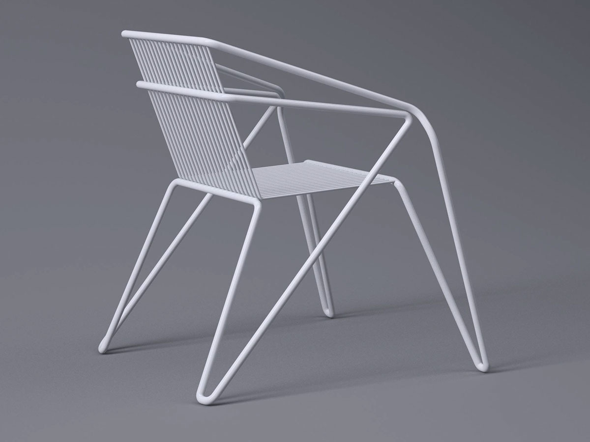 modern，furniture，geometry，chair，Red and black，Home Furnishing，Line，