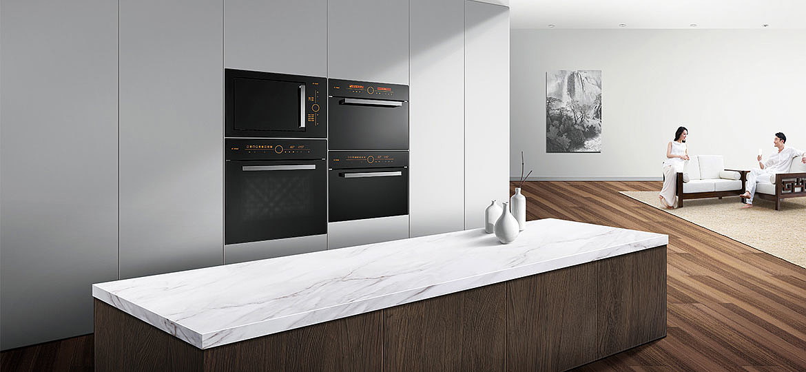 2018 red dot award，kitchen，Steam cabinet，Smart kitchen，
