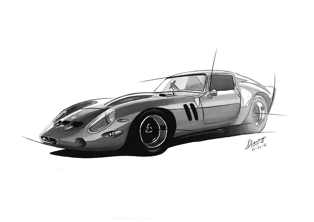 Hand drawn，product，vehicle，motorcycle，design sketch，