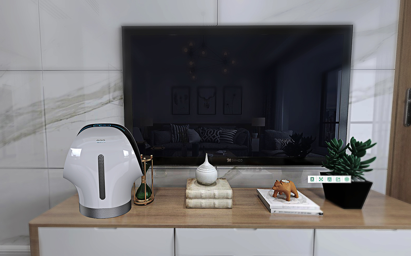 air cleaner，household electrical appliances，Simplicity，