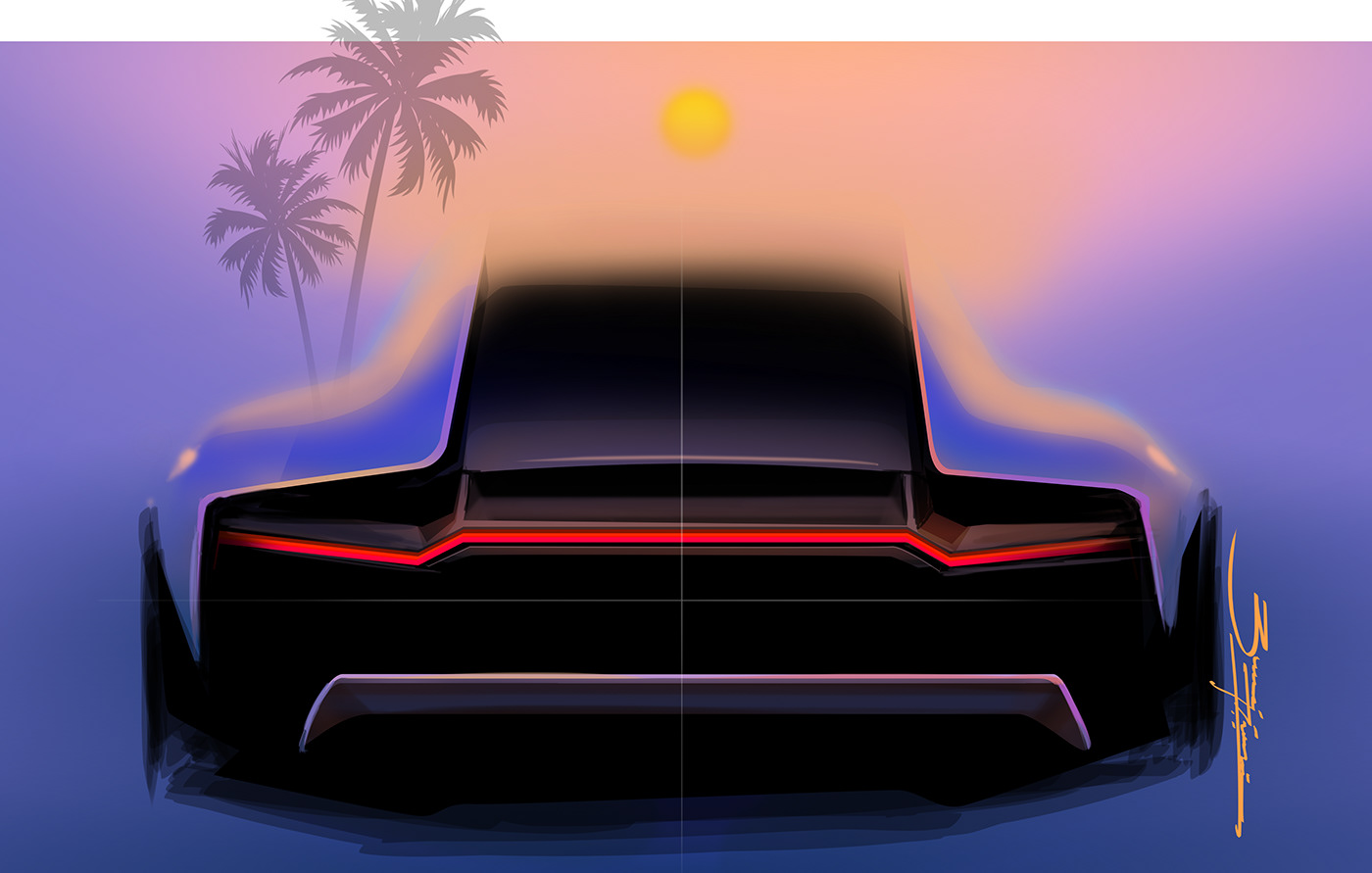 Hand drawn，vehicle，