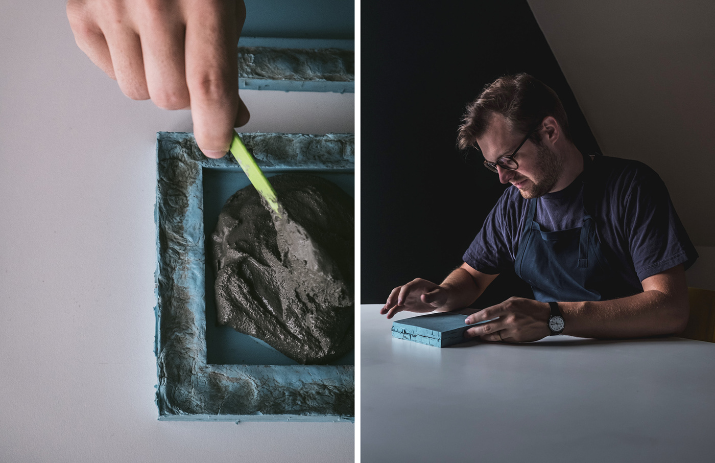 product design，industrial design，manual，stable，concrete，Sundries storage，Small disc，