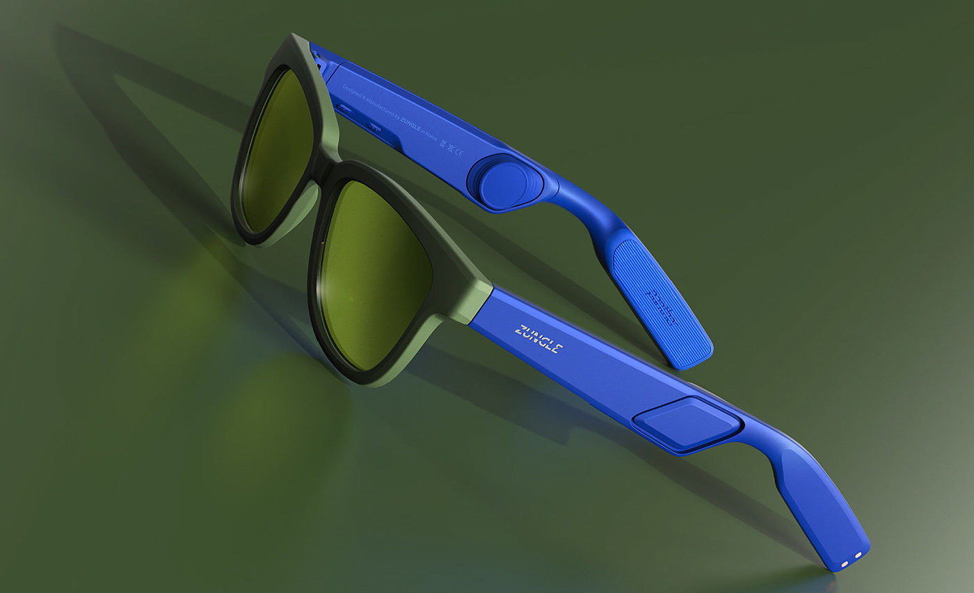fashion，product design，industrial design，Bone conduction，headset，glasses，ZUNGLE，
