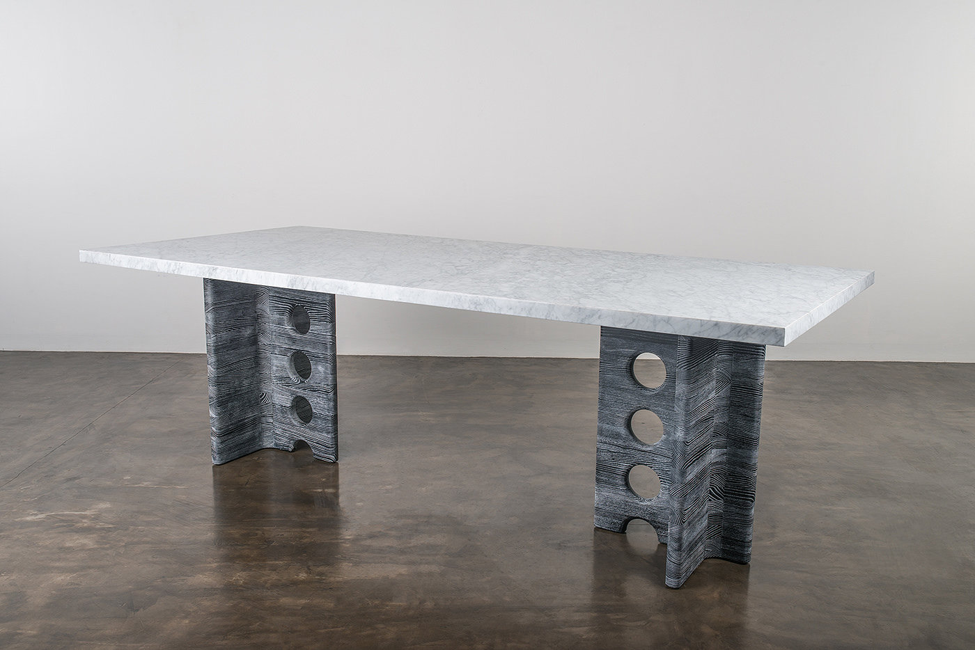 FOUNDARY TABLE，Table，to work in an office，Marble，cermet，Solid oak，