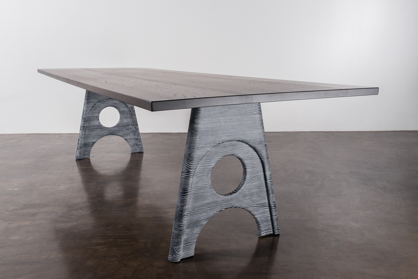 FOUNDARY TABLE，Table，to work in an office，Marble，cermet，Solid oak，