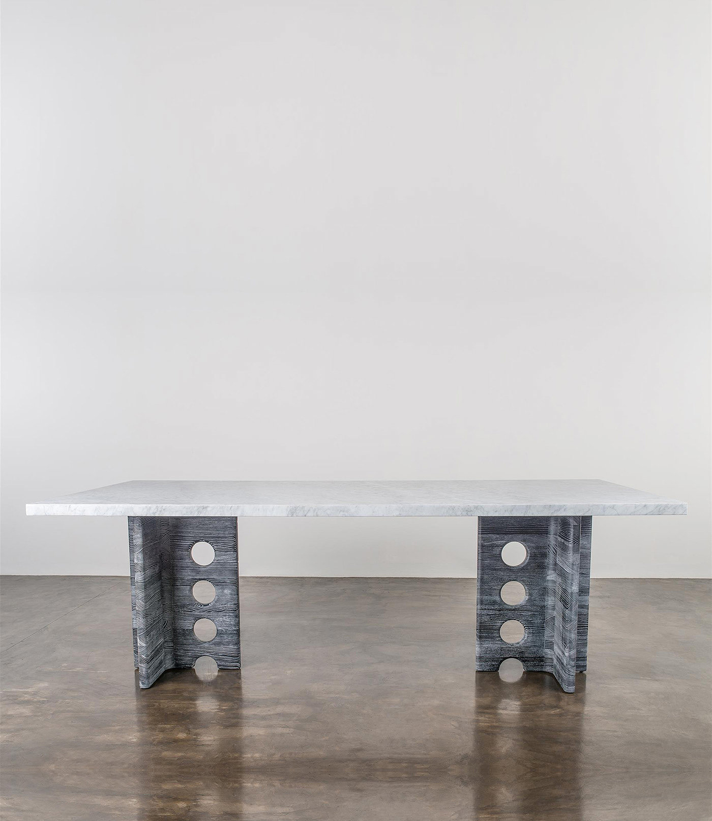 FOUNDARY TABLE，桌子，办公，大理石，金属陶瓷，实心橡木，