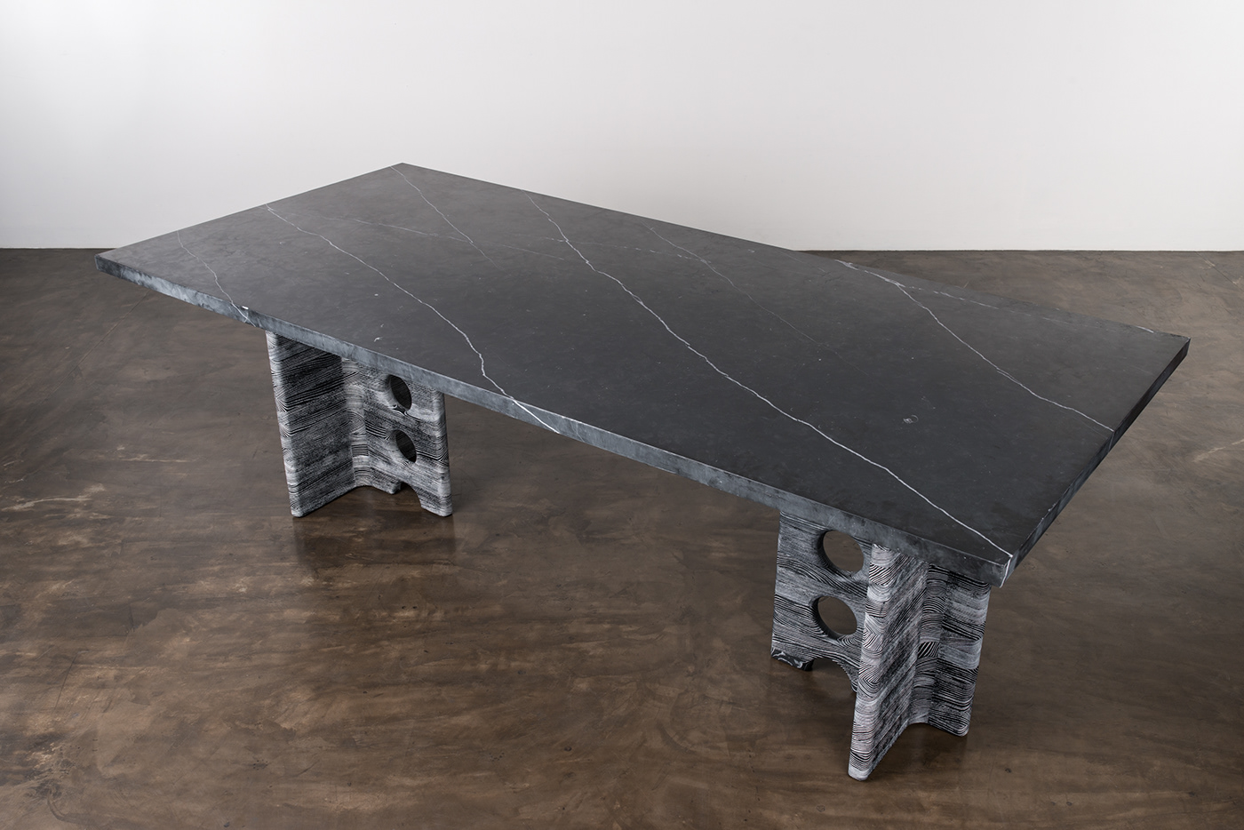 FOUNDARY TABLE，Table，to work in an office，Marble，cermet，Solid oak，