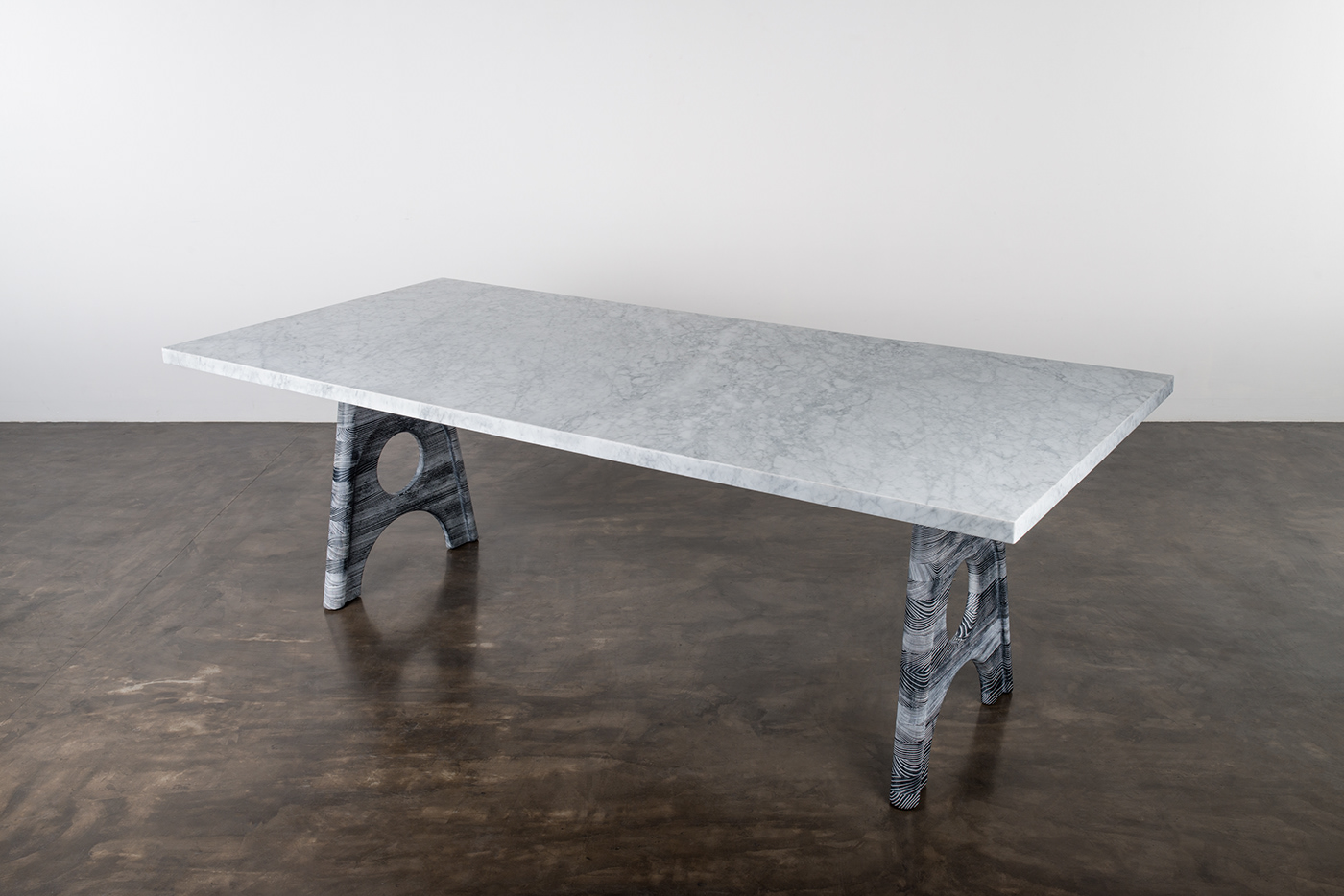 FOUNDARY TABLE，Table，to work in an office，Marble，cermet，Solid oak，