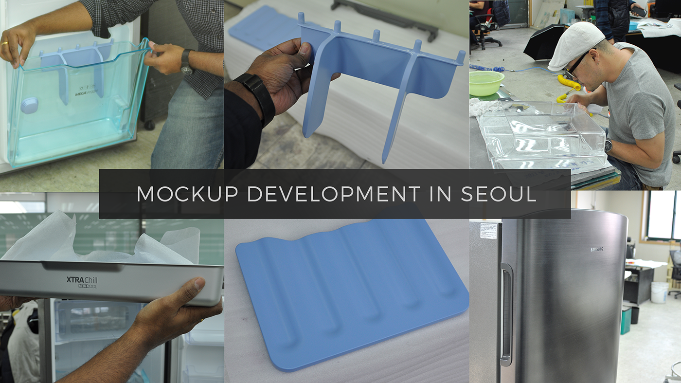 product design，industrial design，Single door，Refrigerator，samsung，