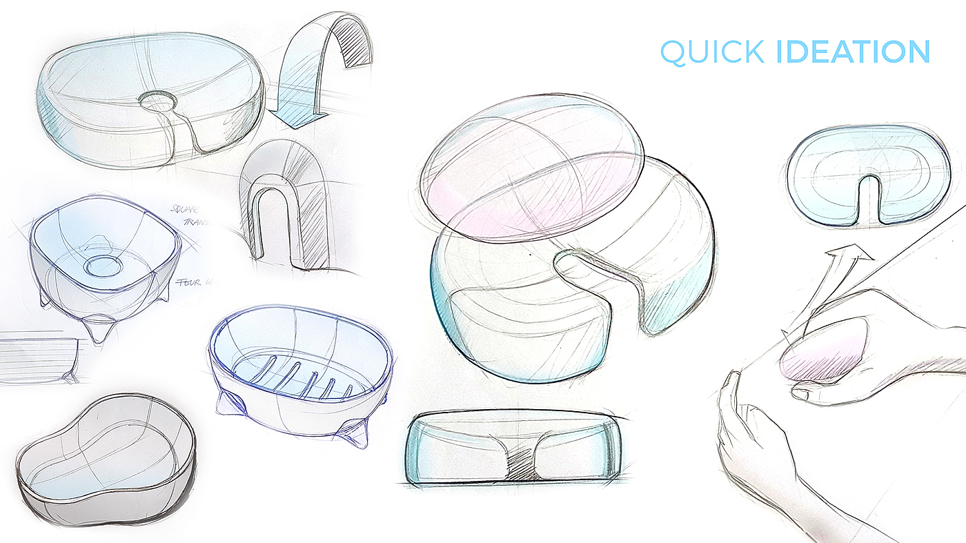 Water control，product design，industrial design，Wall hanging，soap box，