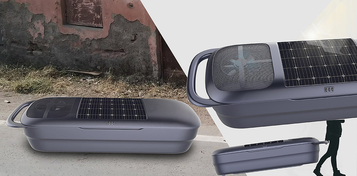 Interaction design，product design，industrial design，Portable，trunk，Sleeping box，