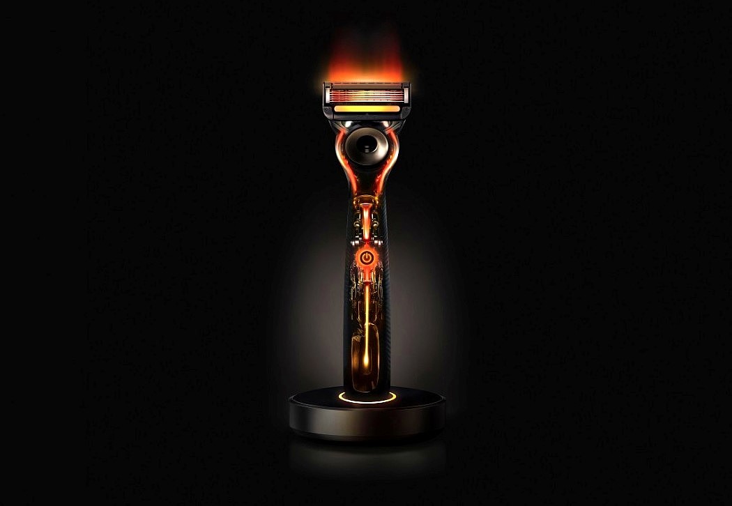 razor，Heating razor，Ergonomics，waterproof，industrial design，product design，
