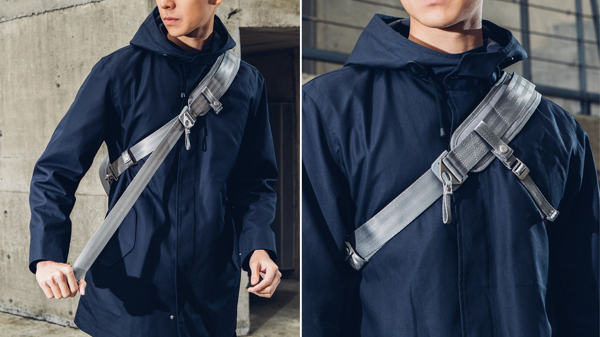 THE，knapsack，Guard against theft，fashion，Material Science，