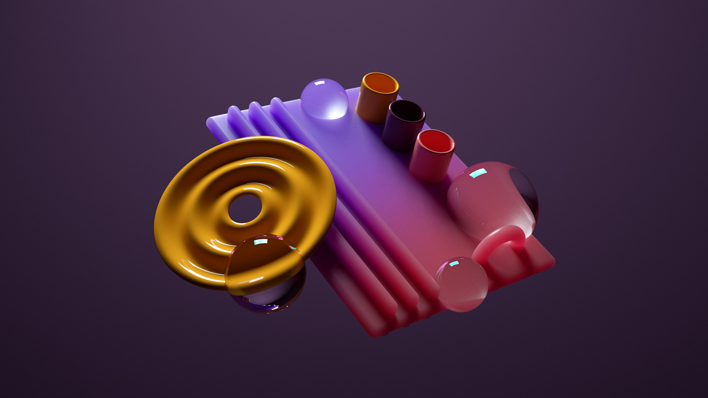 Multi element，color composition ，Colorful Nooks，