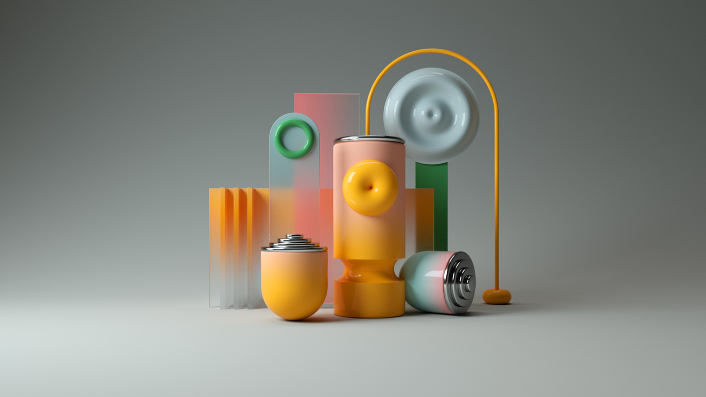 Multi element，color composition ，Colorful Nooks，