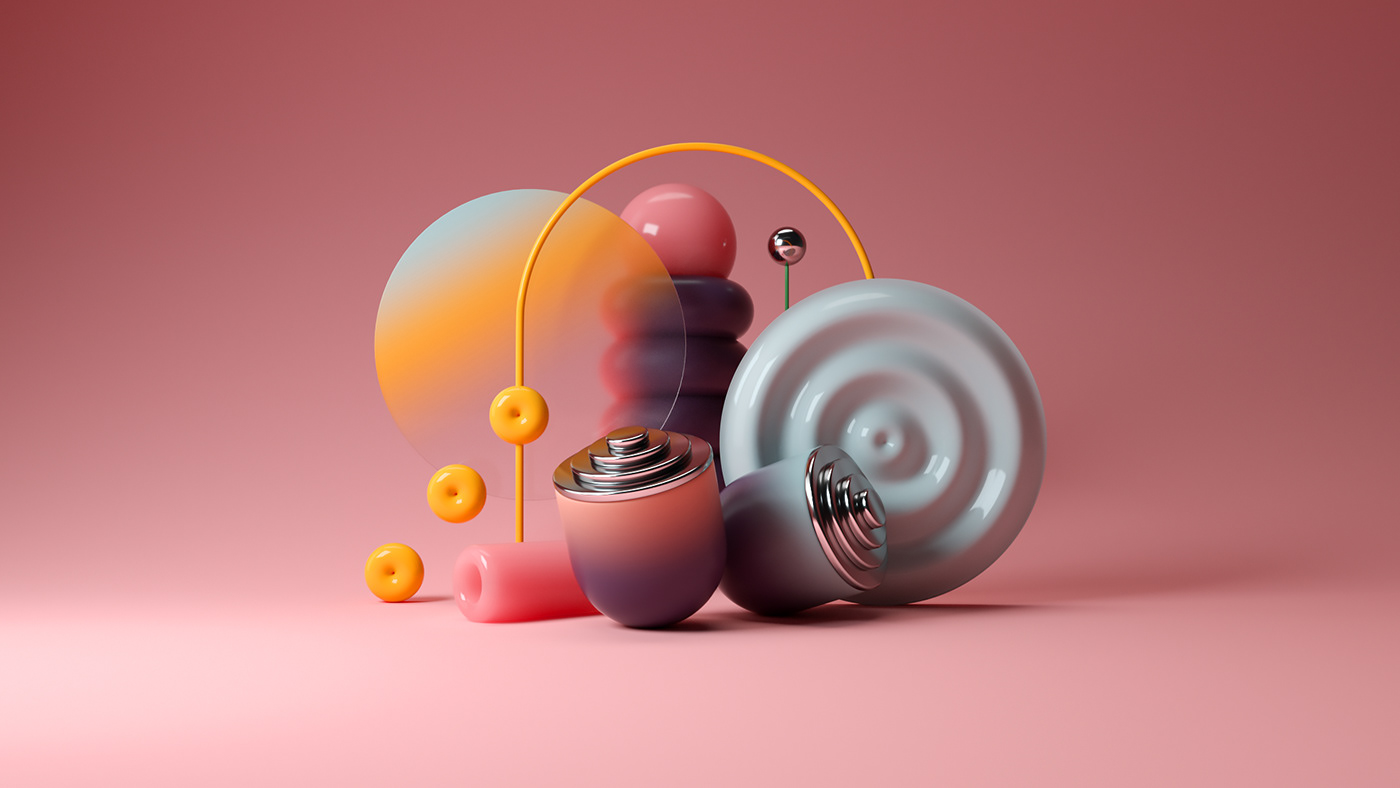 Multi element，color composition ，Colorful Nooks，