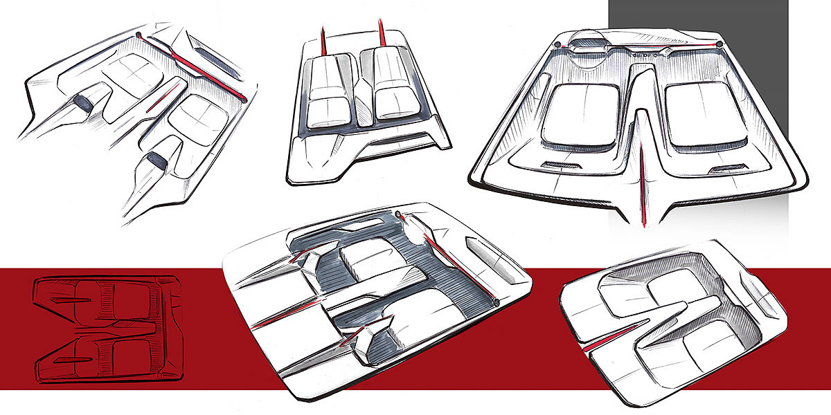 product design，auto parts，Car interior，audi，