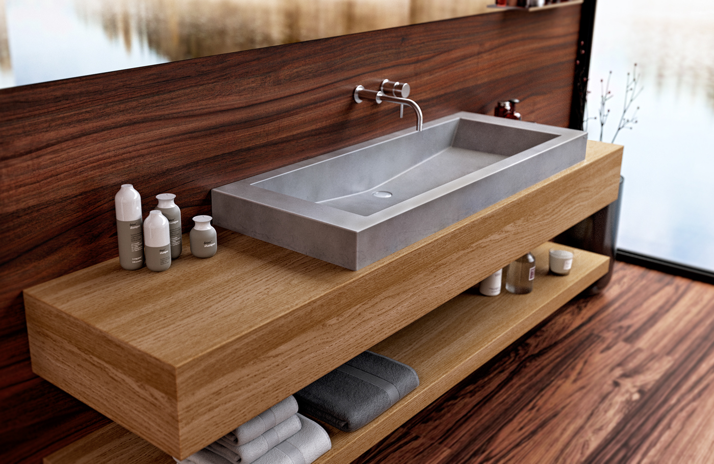 Wash basin，concrete，black，industrial design，product design，