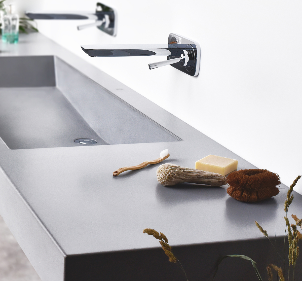 Wash basin，concrete，black，industrial design，product design，