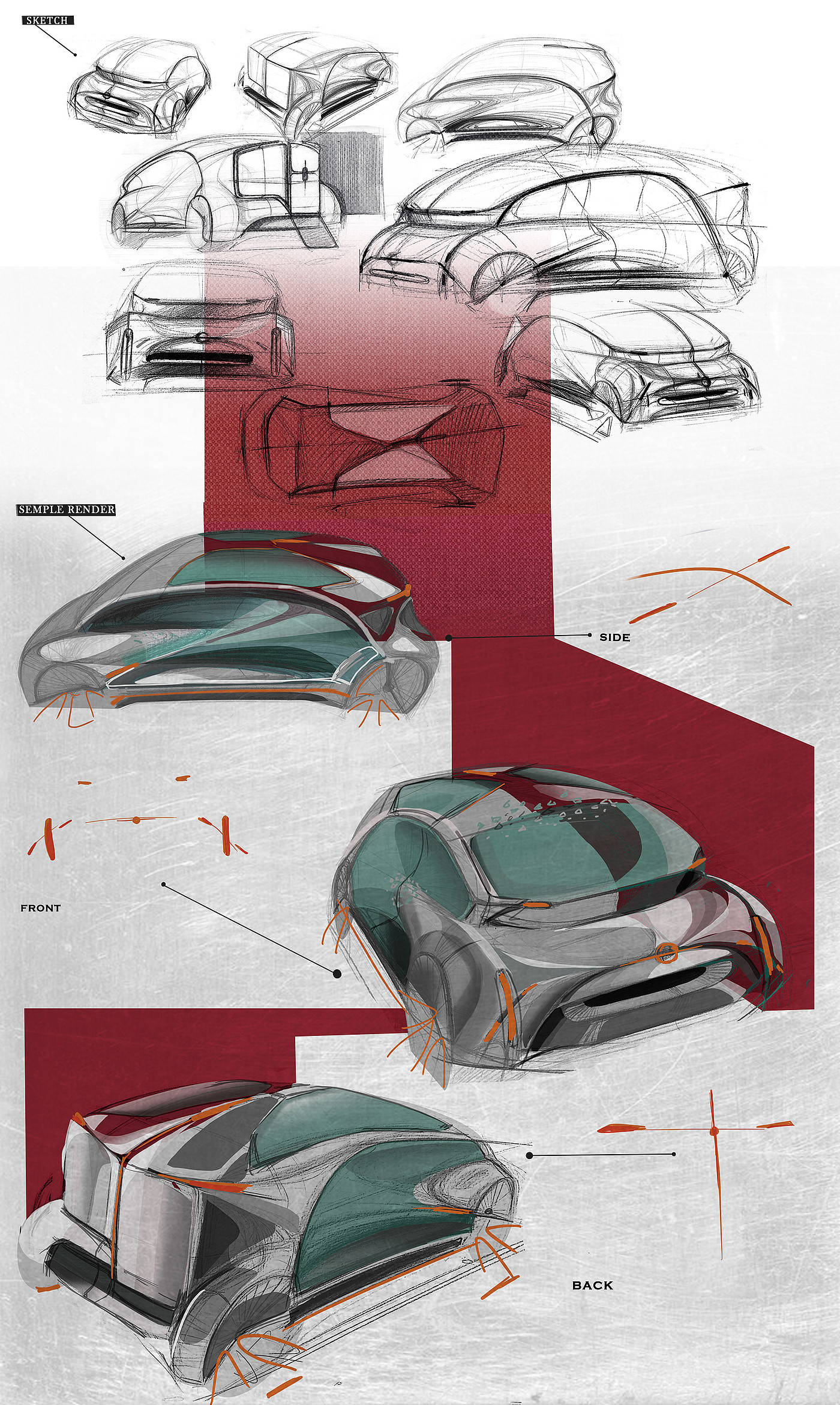 Automobile concept，Automobile design，FIAT，