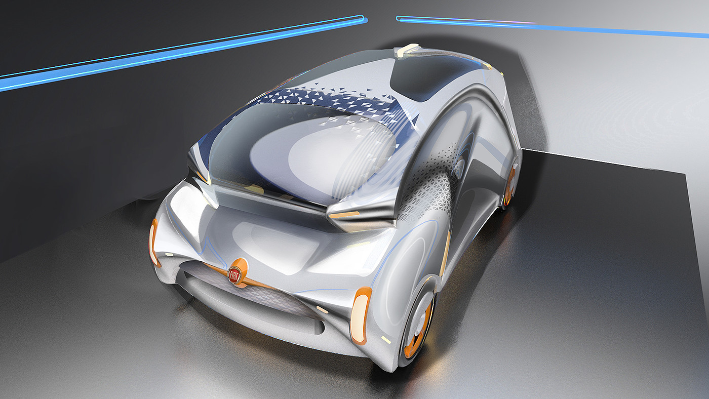 Automobile concept，Automobile design，FIAT，