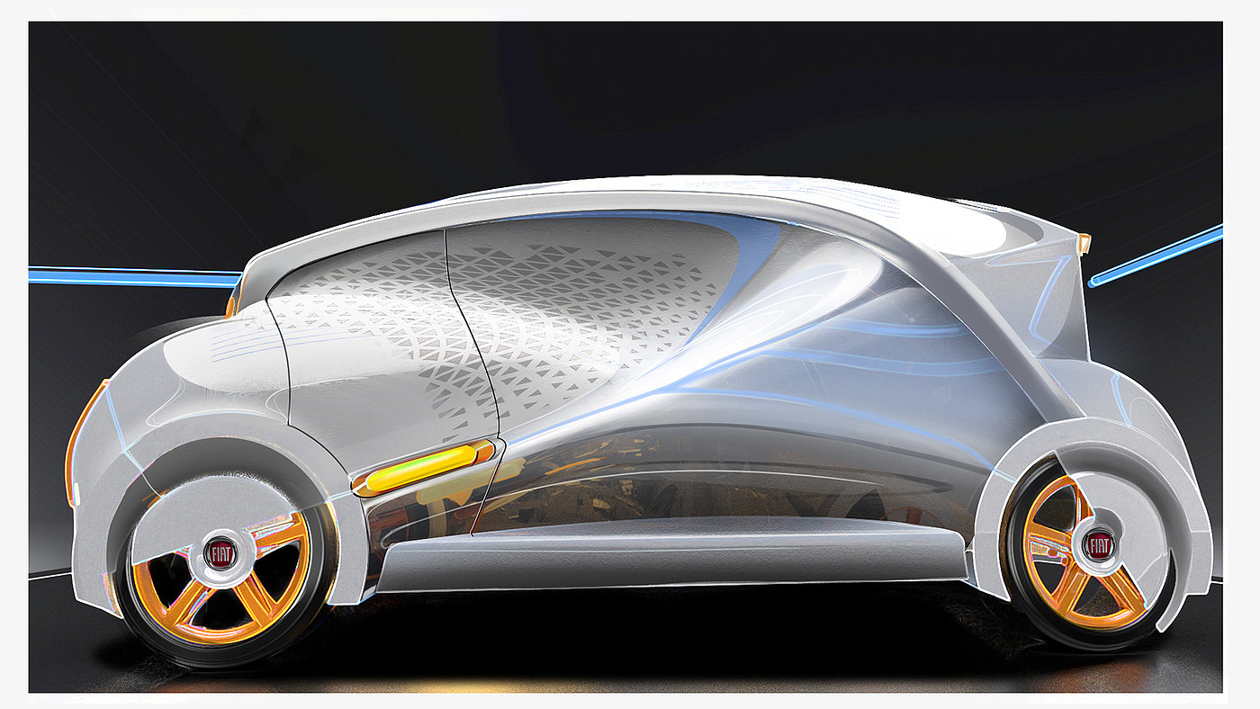 Automobile concept，Automobile design，FIAT，