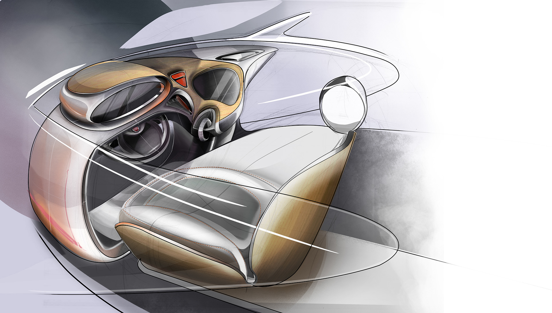 Automobile concept，Automobile design，FIAT，