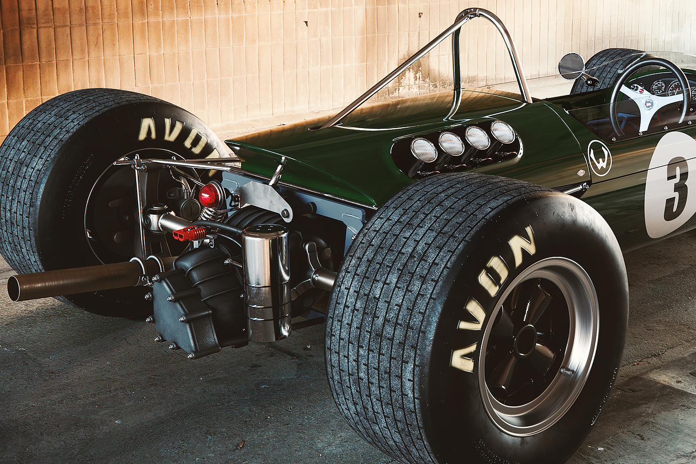 Brabham，3D production，Automobile design，C4D model，racing，