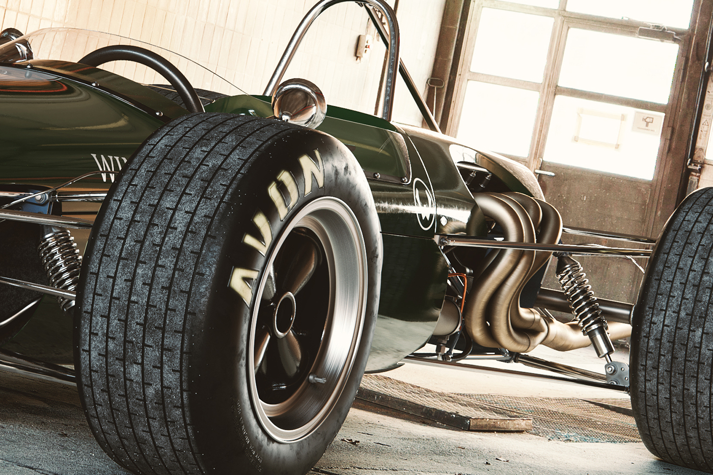 Brabham，3D production，Automobile design，C4D model，racing，