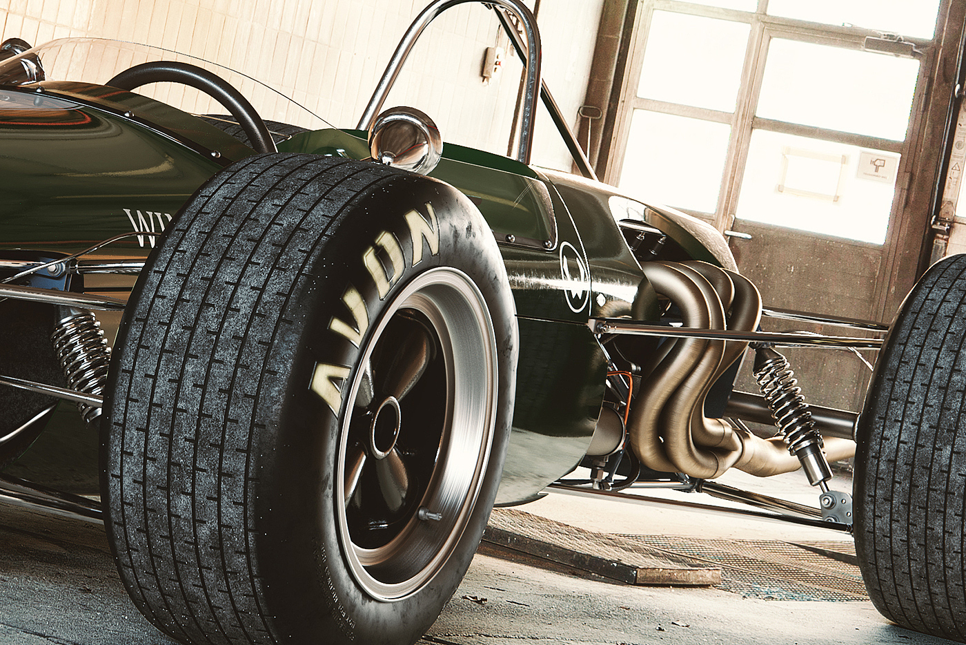 Brabham，3D production，Automobile design，C4D model，racing，