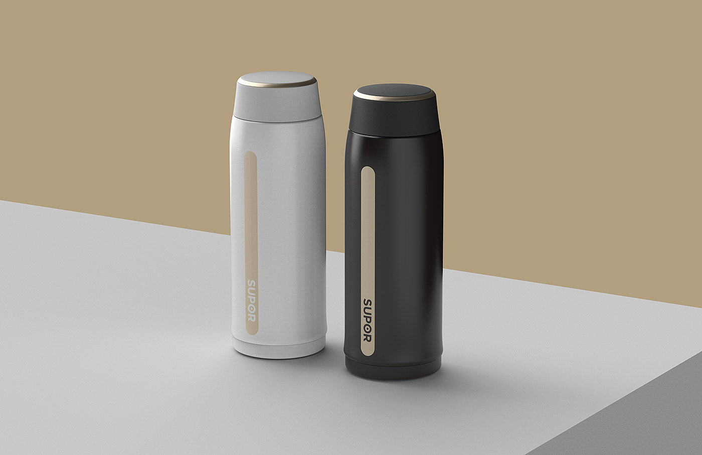 keyshot，Rhinoceros 5.0，真空瓶，不锈钢，JACKZETA DESIGN，设计，3D造型，3d，