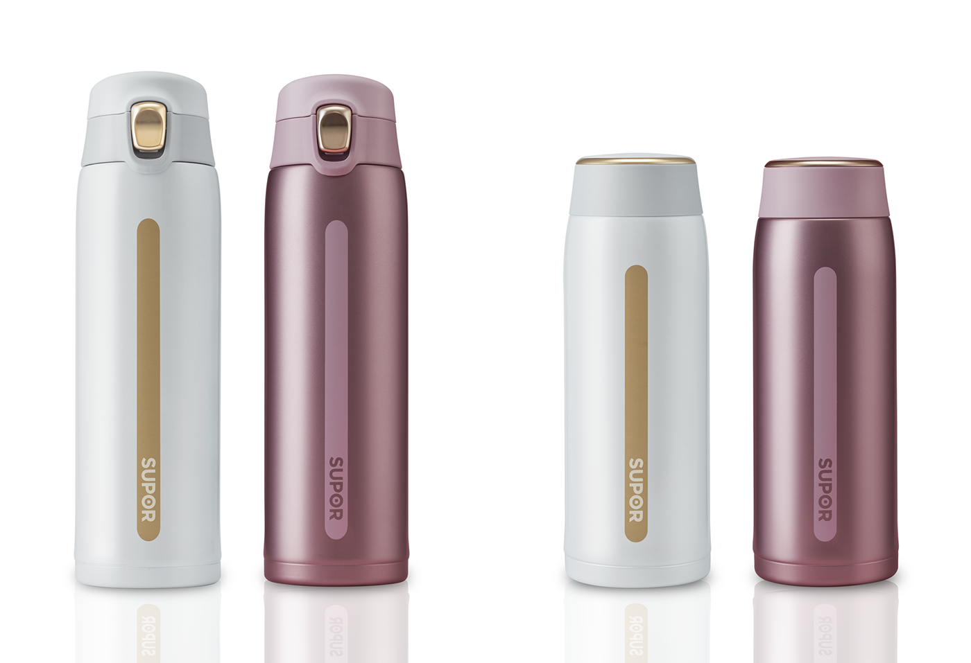 keyshot，Rhinoceros 5.0，Vacuum flask，stainless steel，JACKZETA DESIGN，Design，3D modeling，3d，