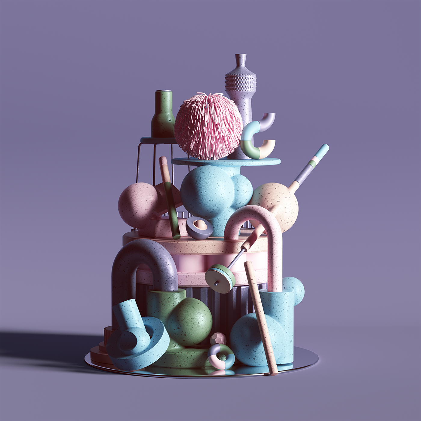 Conceptual vision，c4d，Display design，